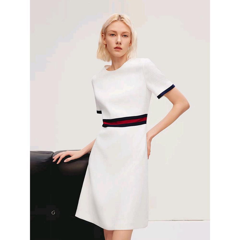 Autumn New Round Neck Retro Temperament Dress Women's High Sense See SIZE chart for more details