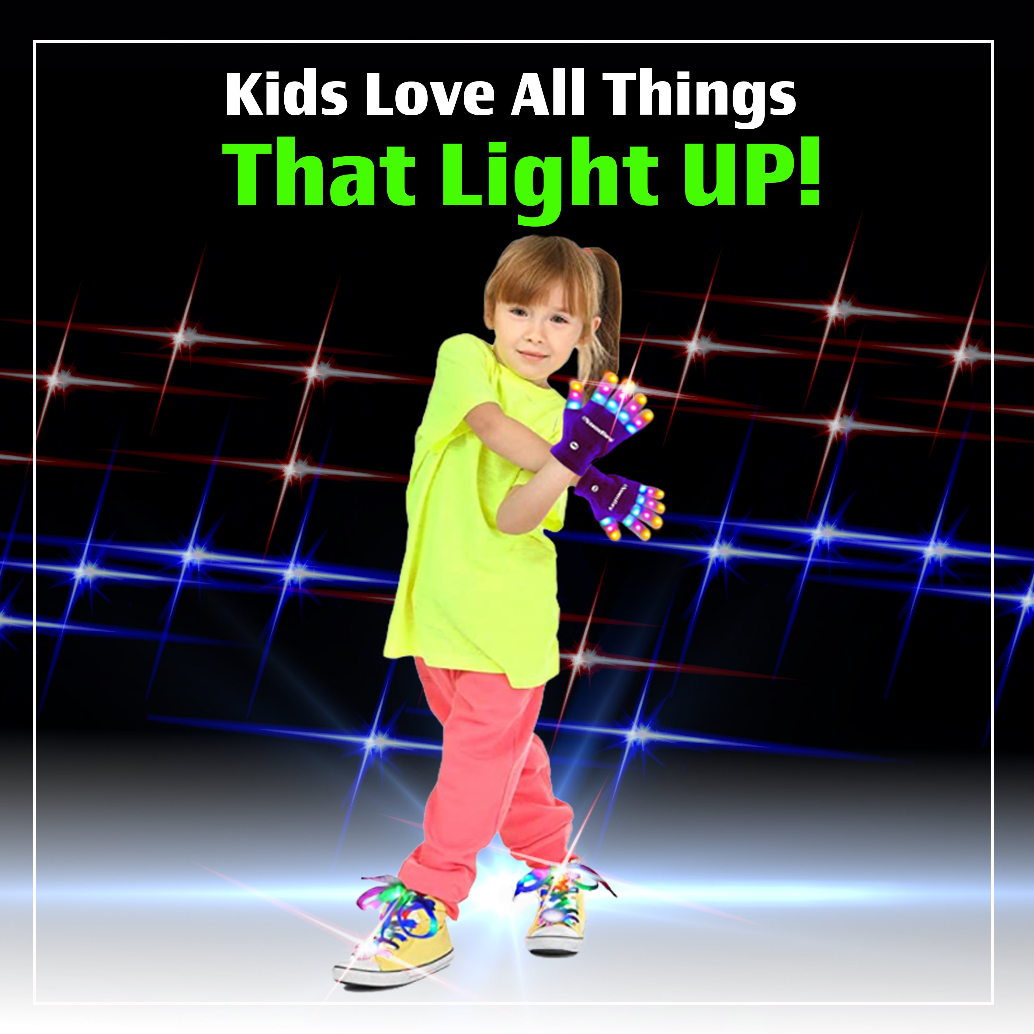 |4 Pairs| 7 Color Strobe LED Light Up Shoe Laces Glow in the Dark White Tie Shoelaces for Sneakers, Skates, 45 inch
