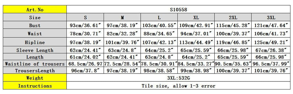 Women's Fashion Color Printed Shirt Suit Two-piece Set