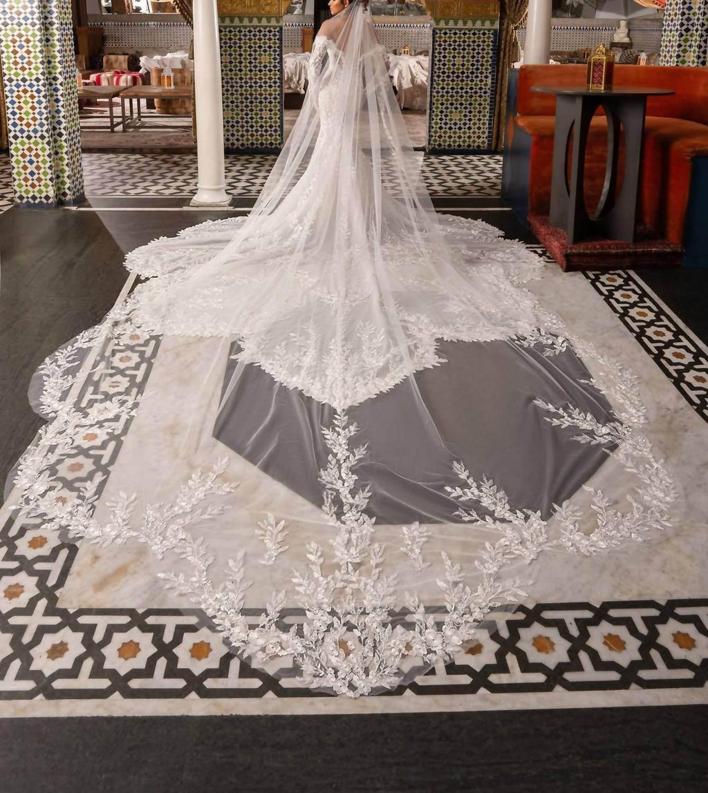 Ada Train Wedding Dress