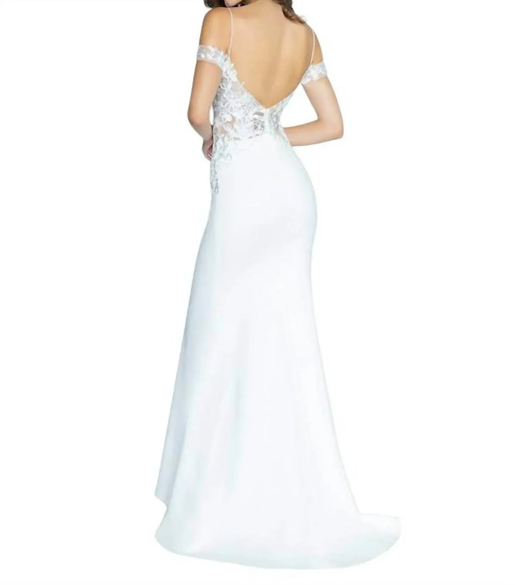 JERSEY MERMAID WEDDING DRESS