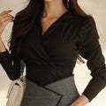 Professional two-piece shirt dress