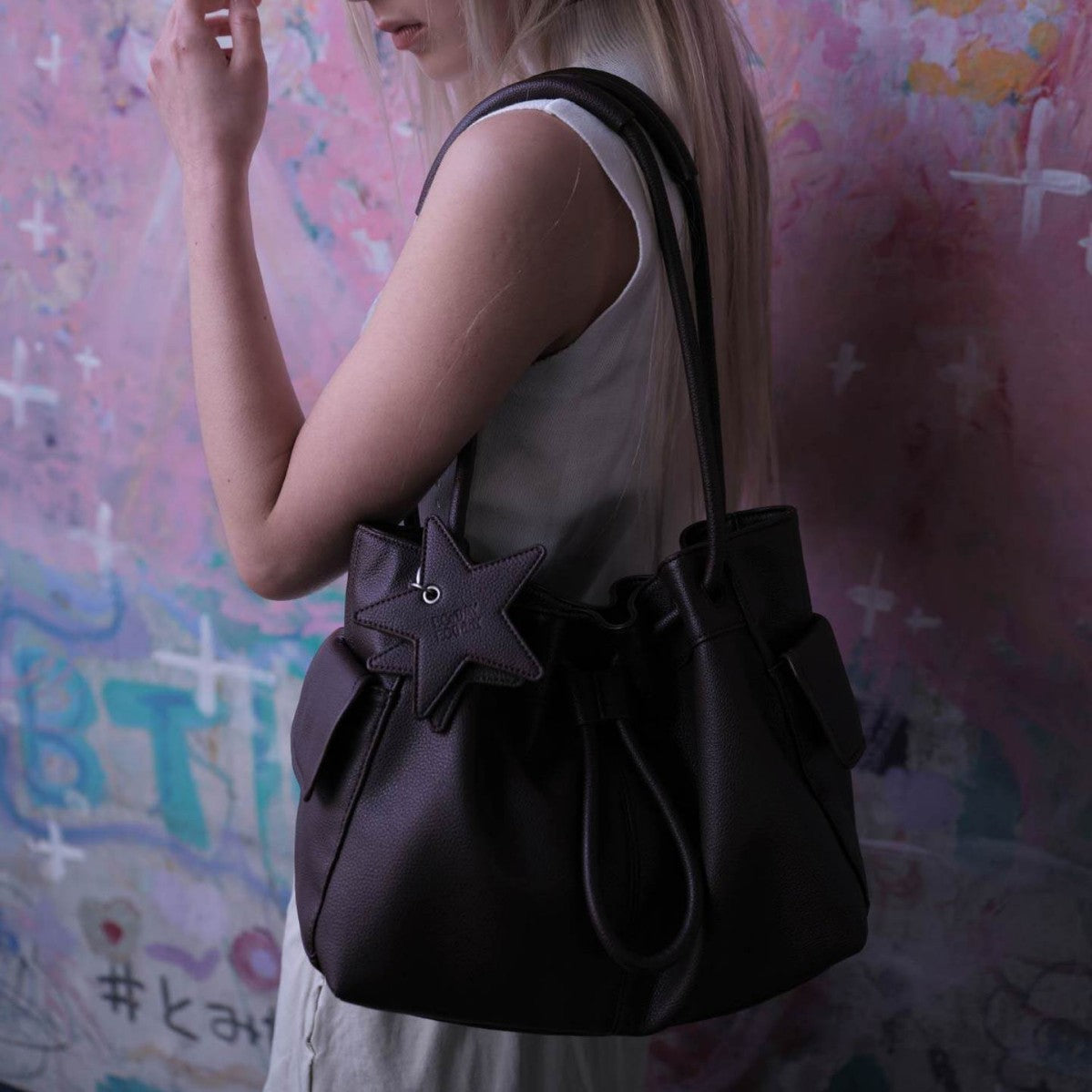 Large-capacity Cloud-shaped Tote And Shoulder Bag
