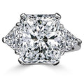 Three Stone 14K Gold Engagement Ring. 635R71337K-5CT