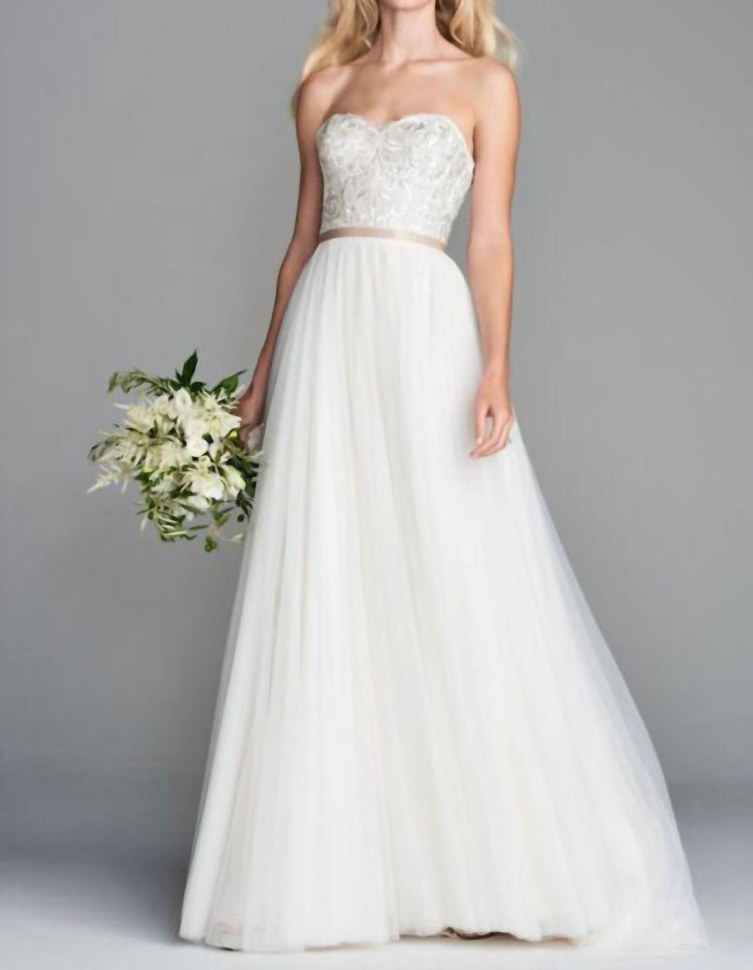 Yvaine Strapless A-line Bridal Dress