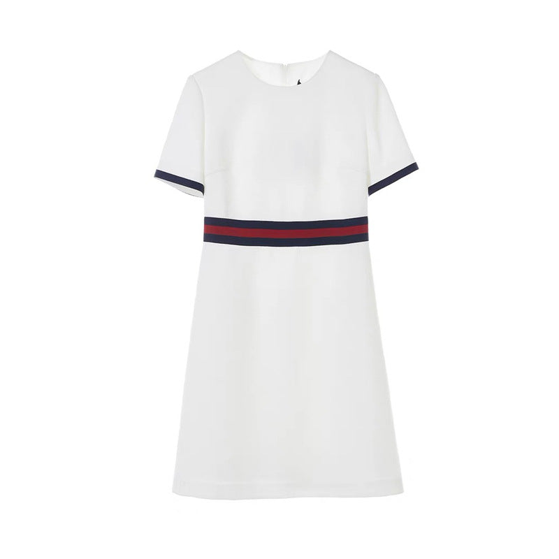 Autumn New Round Neck Retro Temperament Dress Women's High Sense See SIZE chart for more details