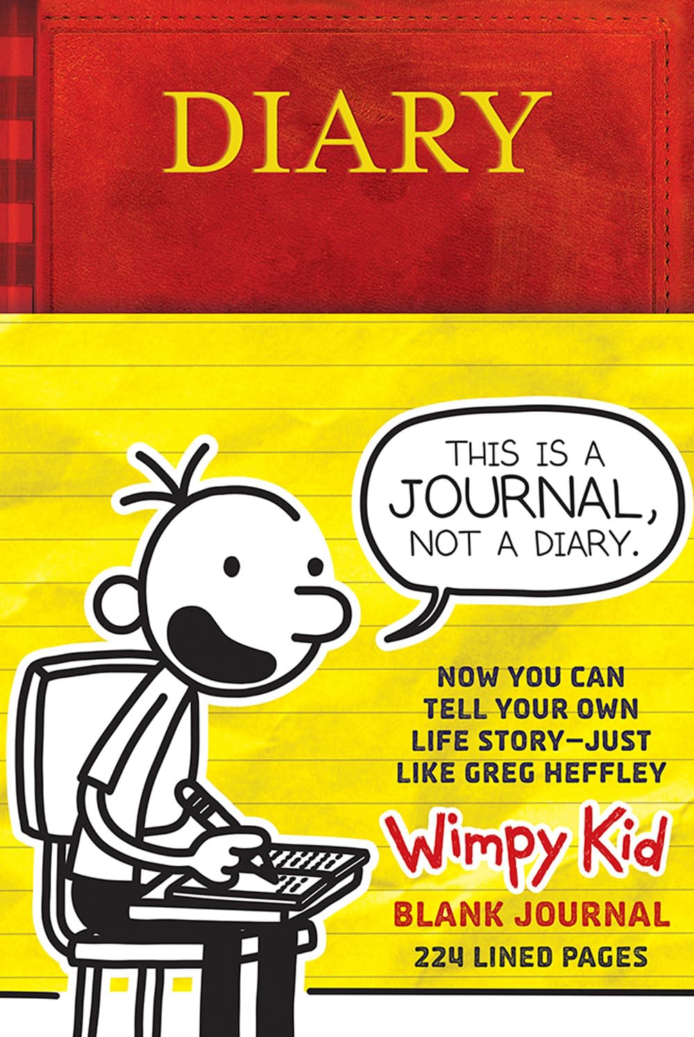 The Diary of a Wimpy Kid Blank Journal: 224 Lined Pages and
