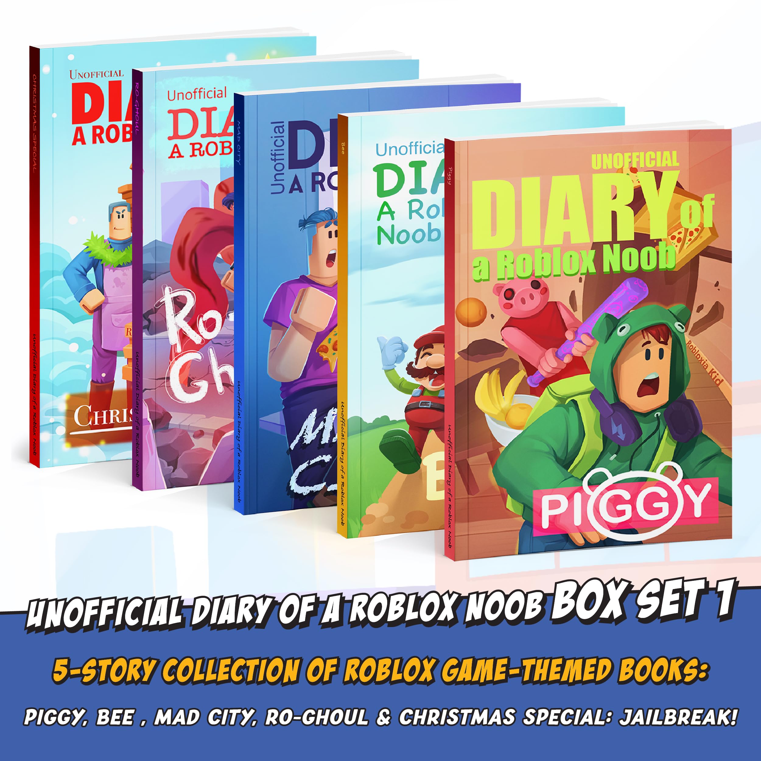 Diary of a Noob for Roblox: Boxed Set-1 by Robloxia Kid