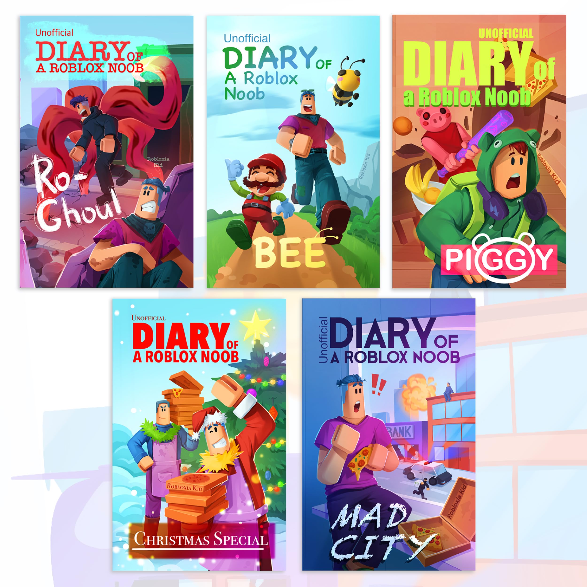 Diary of a Noob for Roblox: Boxed Set-1 by Robloxia Kid