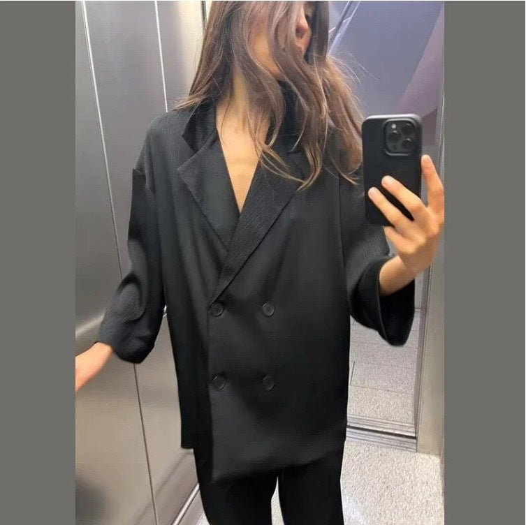 Women's Fashionable Blazer Casual Suit (See size chart where applicable)