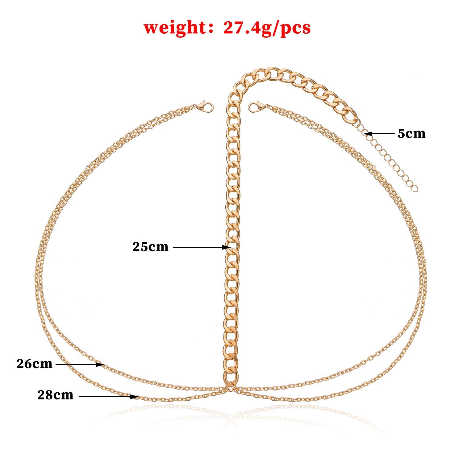Elegant Wedding Chain Bridal Hair Accessories