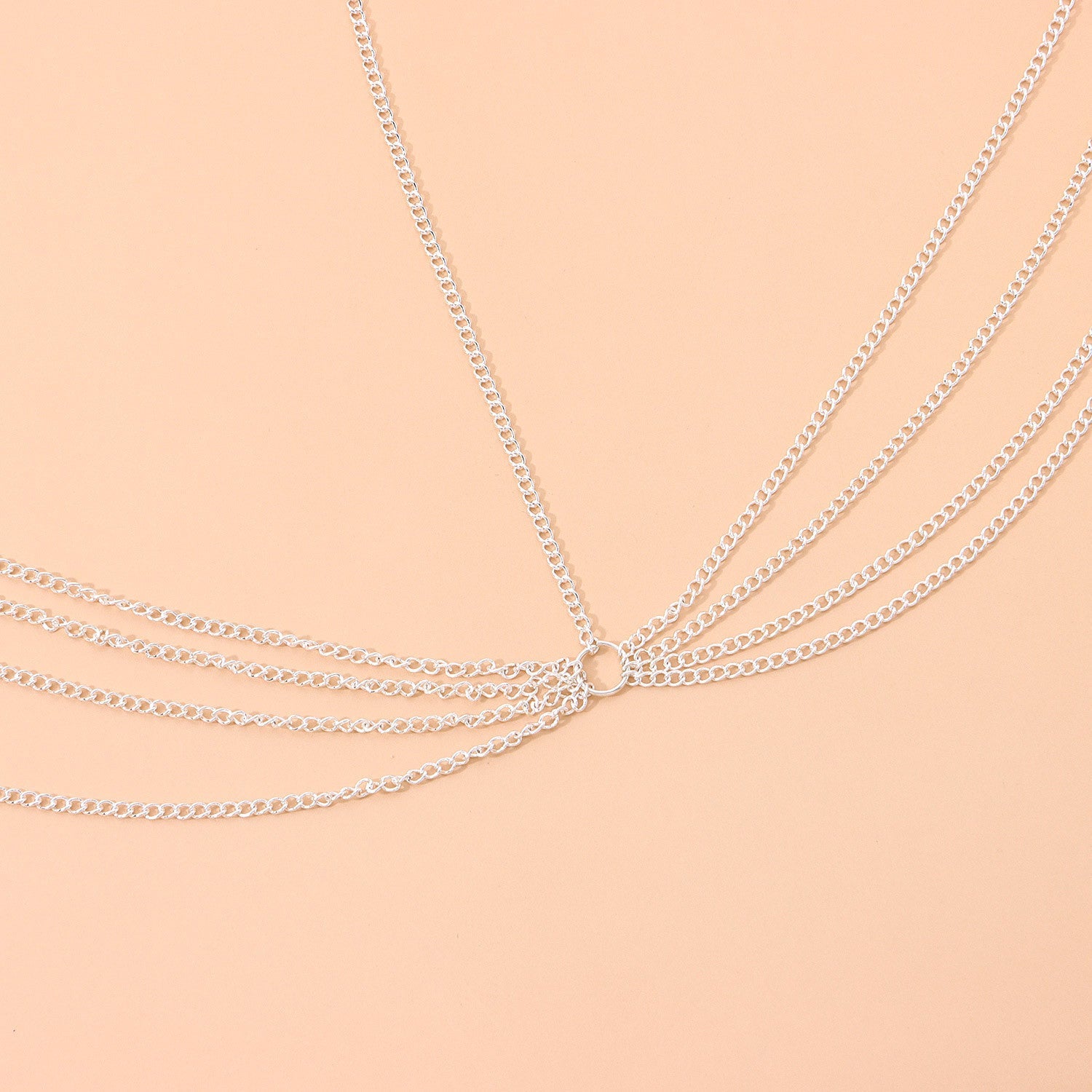 Simple Tassel Headpiece Chain Bridal Forehead Hair Accessories