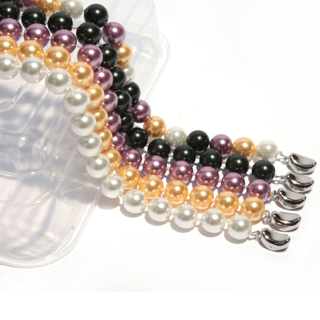 Round Sea Shell Pearl Necklace