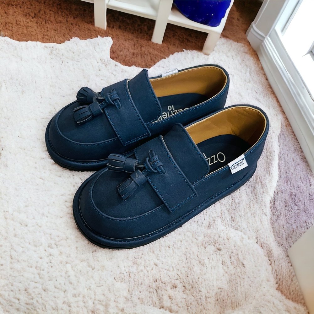 Kids Moccasin with Tassels | Slip-On Dress Shoes for Toddlers