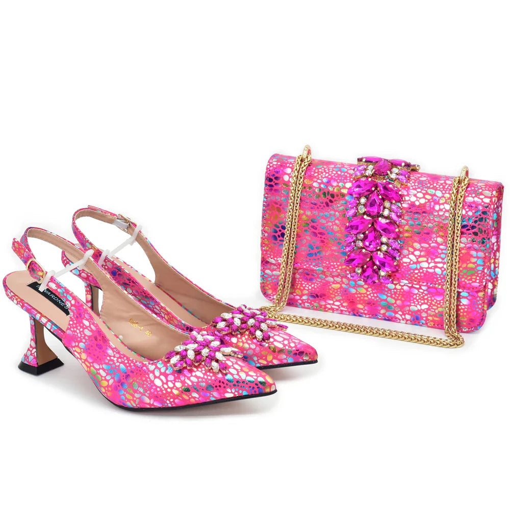 Italian Shoes And Bag Sets ED1-12