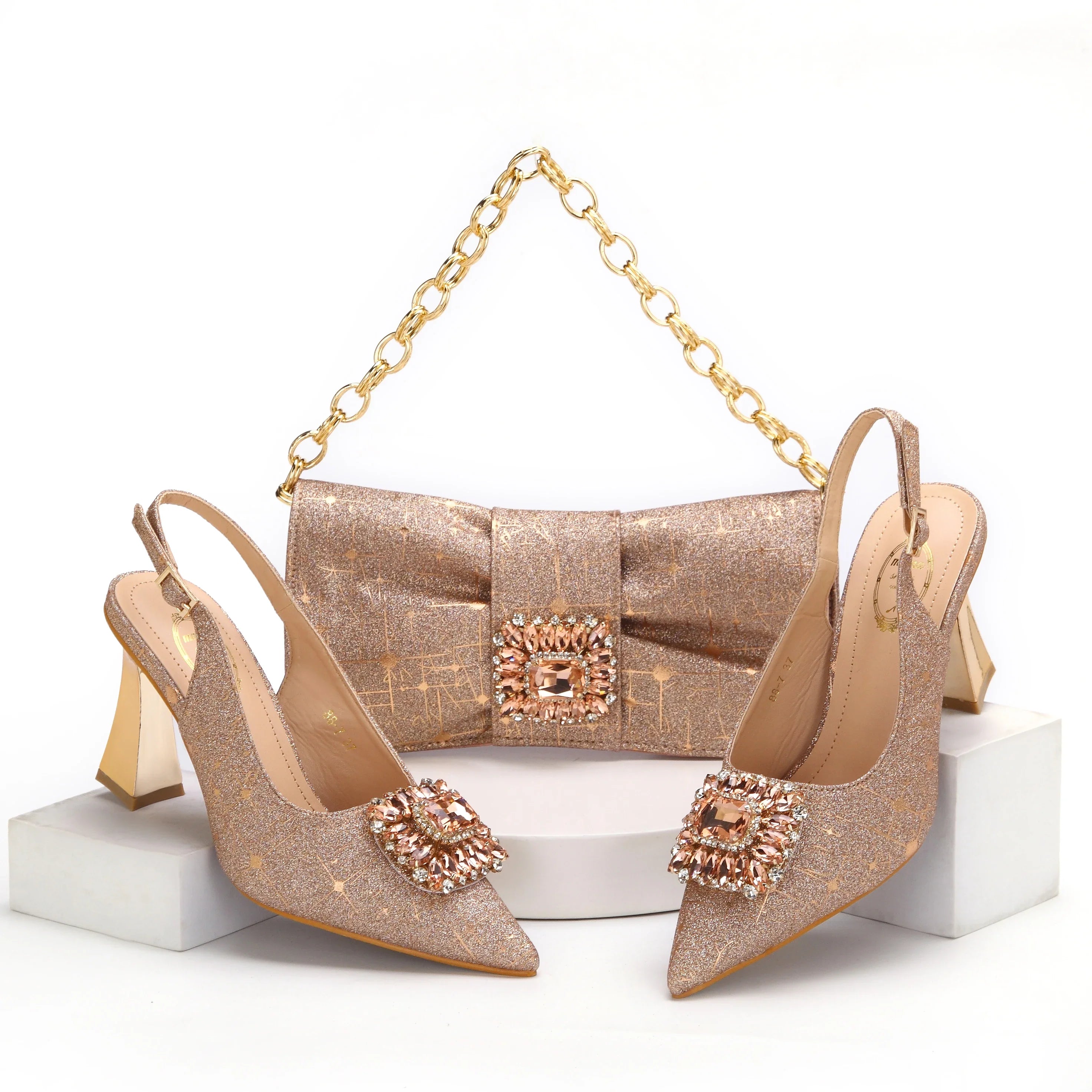 Lastest Italian Ladies Shoes with Matching Bag Set HMA1-14
