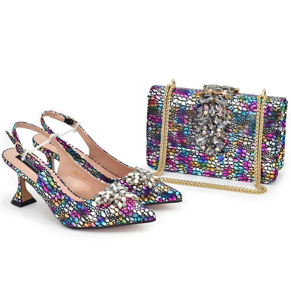 Italian Shoes And Bag Sets ED1-12