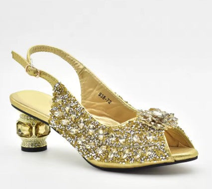 Latest Italian Shoes and Matching Bag Set ED201