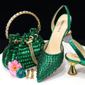 New Diamond Design Shoe and Bag Set