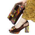 Italian Design Shoes Matching Bag Set BGT543
