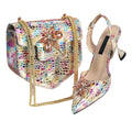 New Ladies Heels And Matching Bag Set NBG54