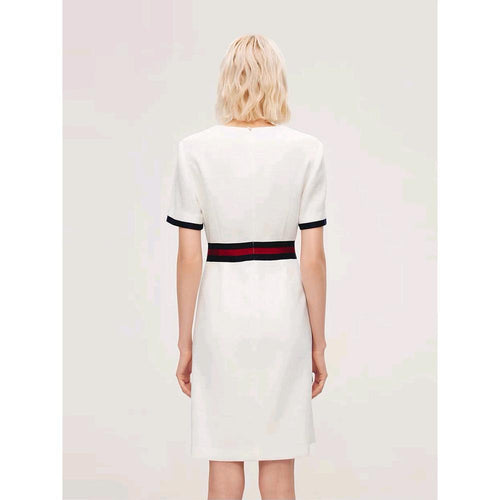 Autumn New Round Neck Retro Temperament Dress Women's High Sense See SIZE chart for more details