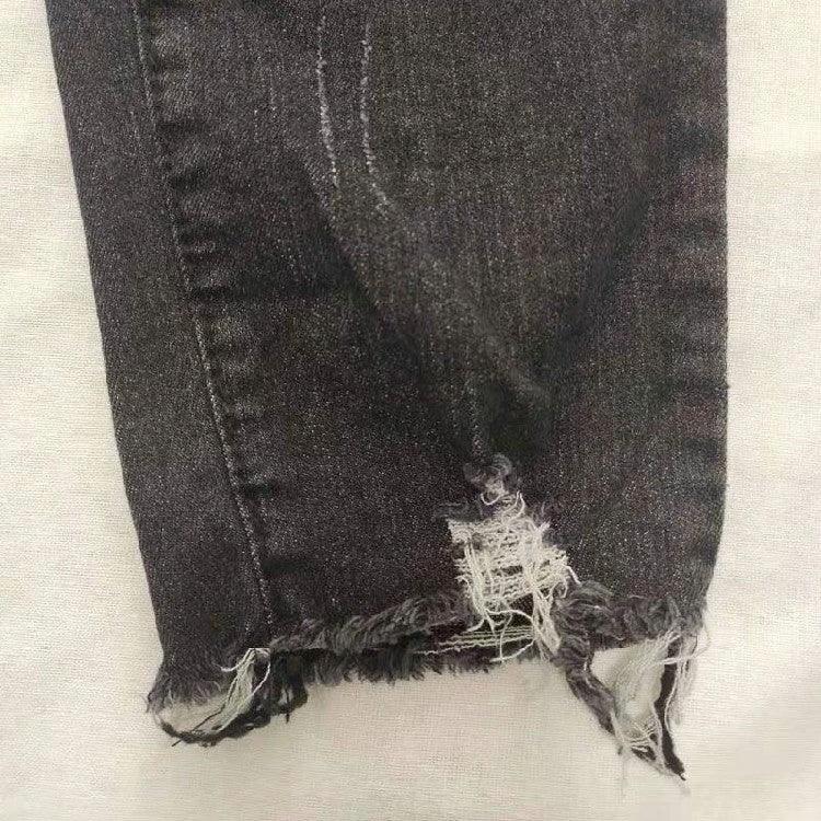 Brushed Denim Cargo Pants for Women - Stretchy, Stylish, and Versatile Fit