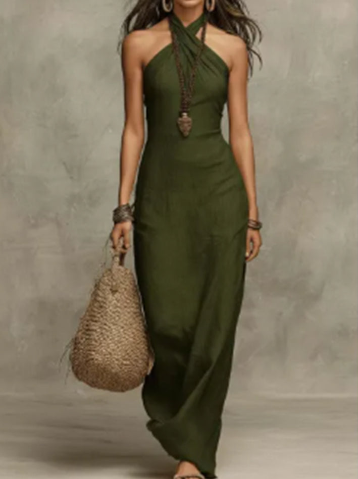 Women's Plus Size Jumpsuit – Casual Solid Color Relaxed Fit