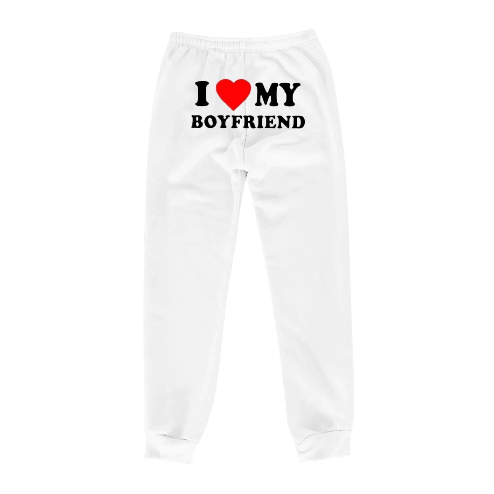 Chic Love Print Trousers