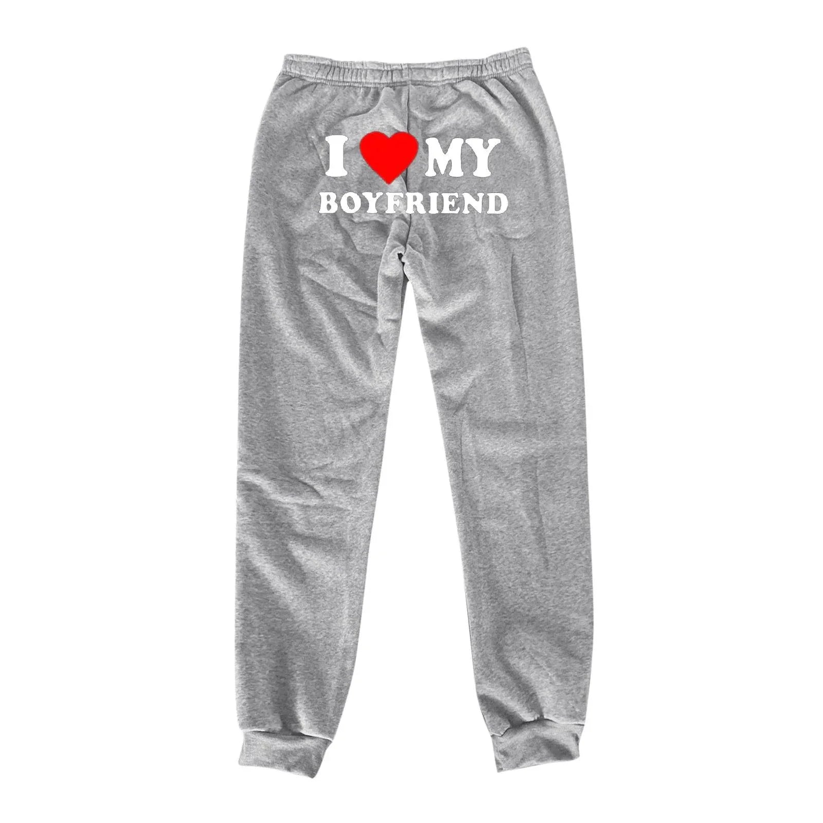 Chic Love Print Trousers