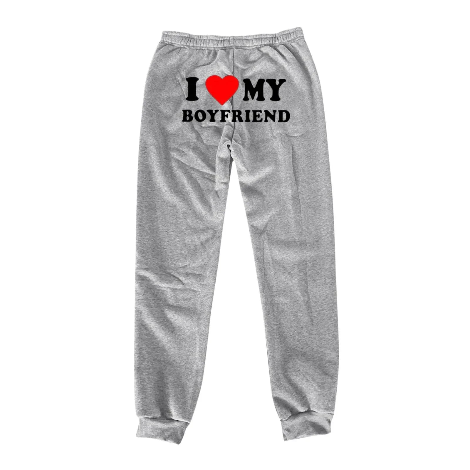 Chic Love Print Trousers
