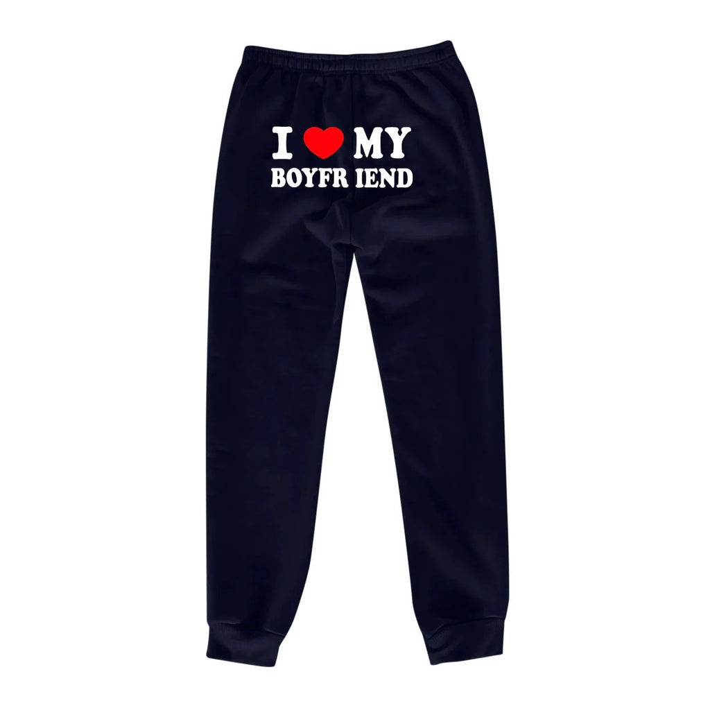 Chic Love Print Trousers