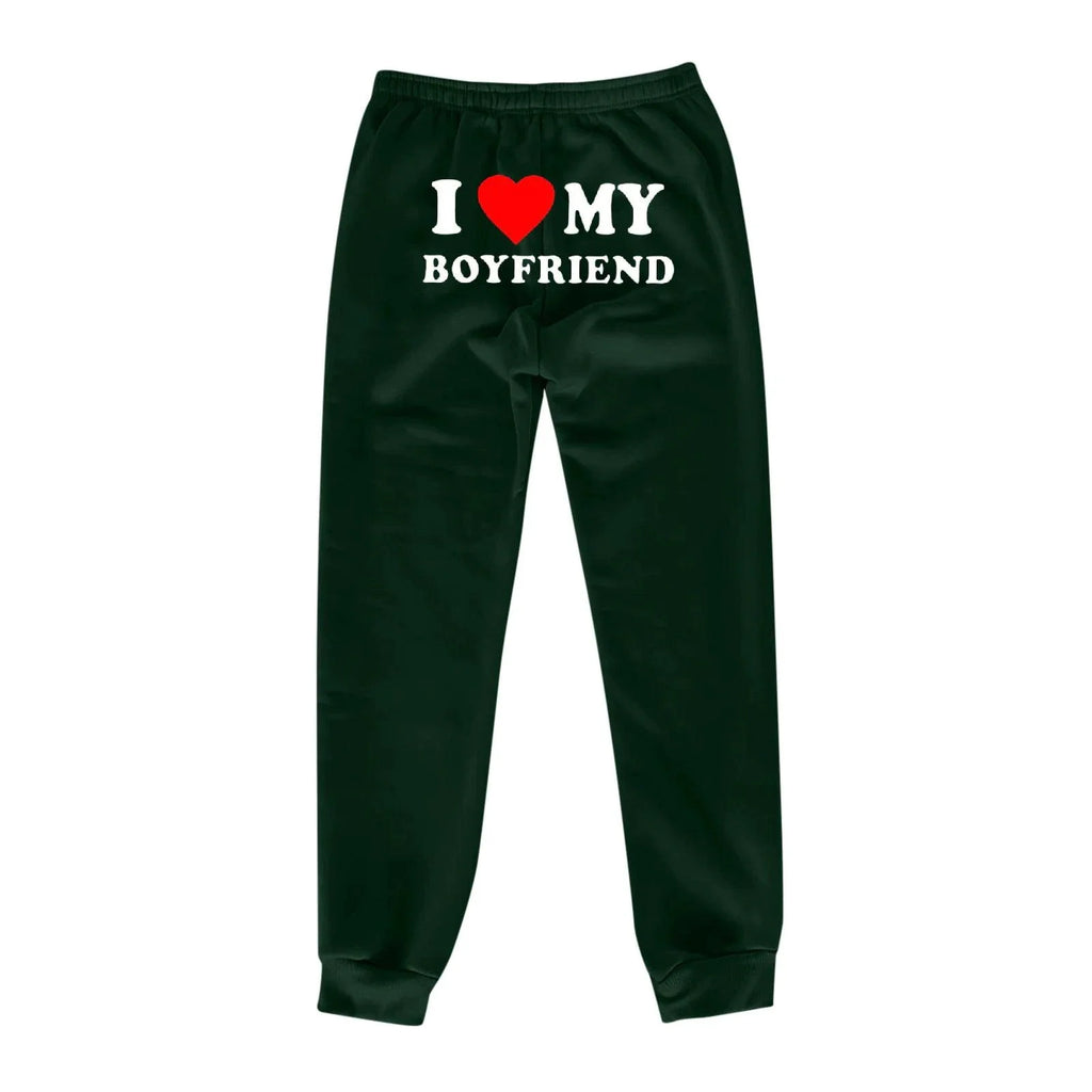 Chic Love Print Trousers