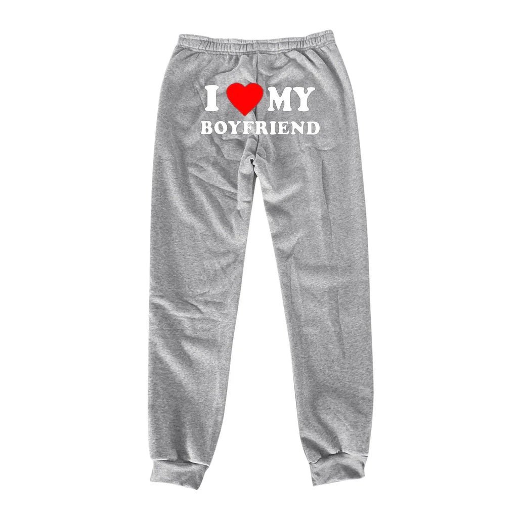 Chic Love Print Trousers