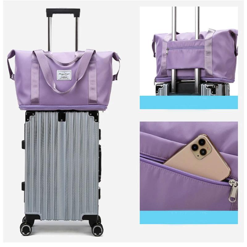 Large Capacity Travel Bag Fitness Gym Shoulder Bag For Workout Yoga Outdoor