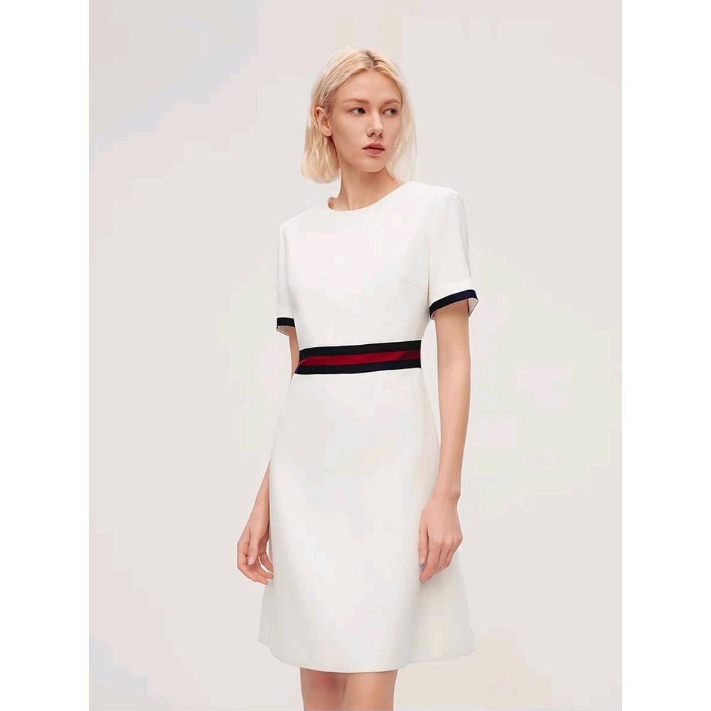 Autumn New Round Neck Retro Temperament Dress Women's High Sense See SIZE chart for more details
