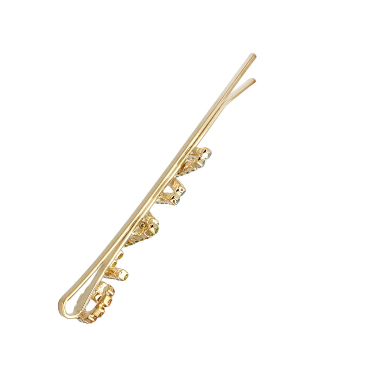 Bobby Pin Gold Multi Glam Stylish Hair Accessory