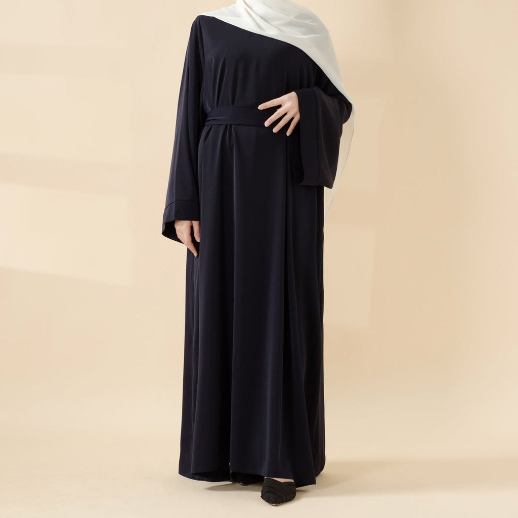 Essential Premium Loose Fit Abaya 2-Piece Set with Versatile Pockets (MA120)