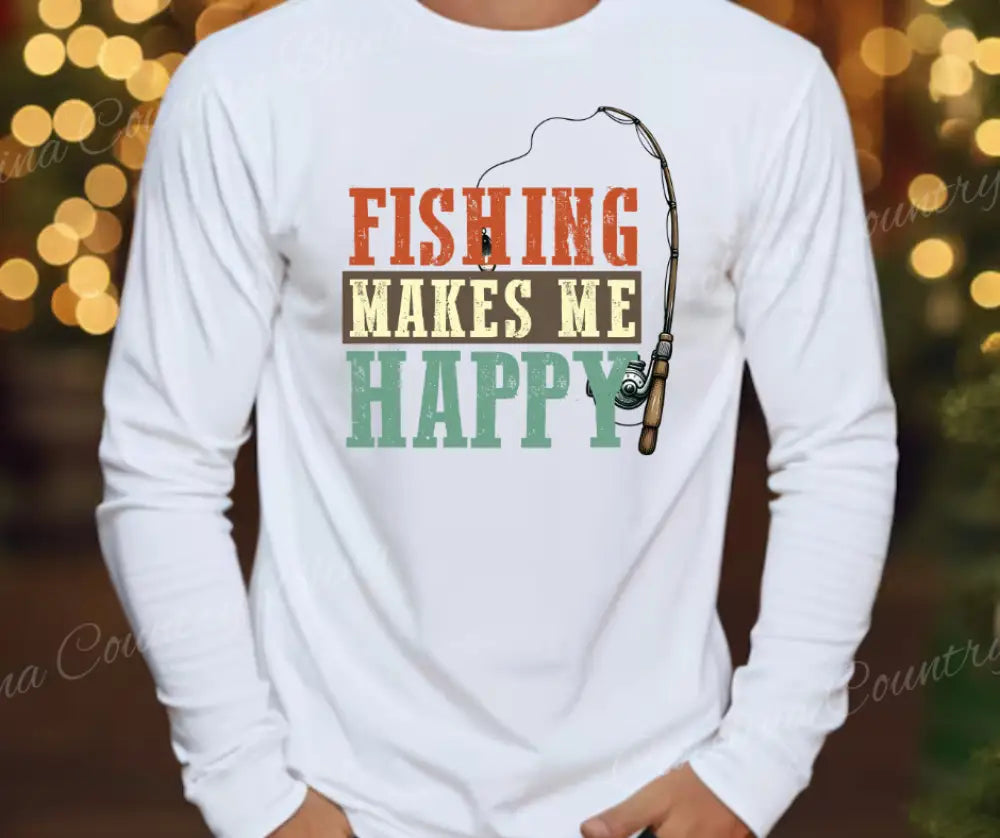 Fishing Makes Me Happy – Multi