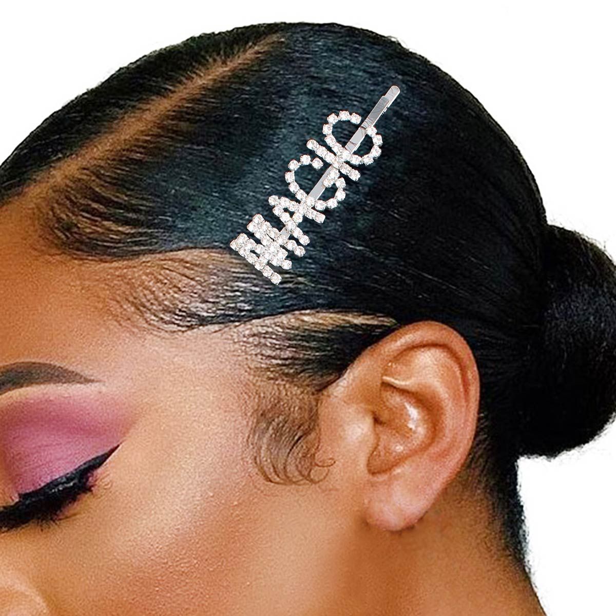 Hair Pin Silver Magic Sparkle Stylish Accessory