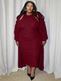 Large size women's new casual fashion long-sleeved jacket two-piece suit