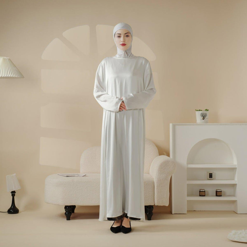 Long Sleeve Satin Inner Dress (MA061)