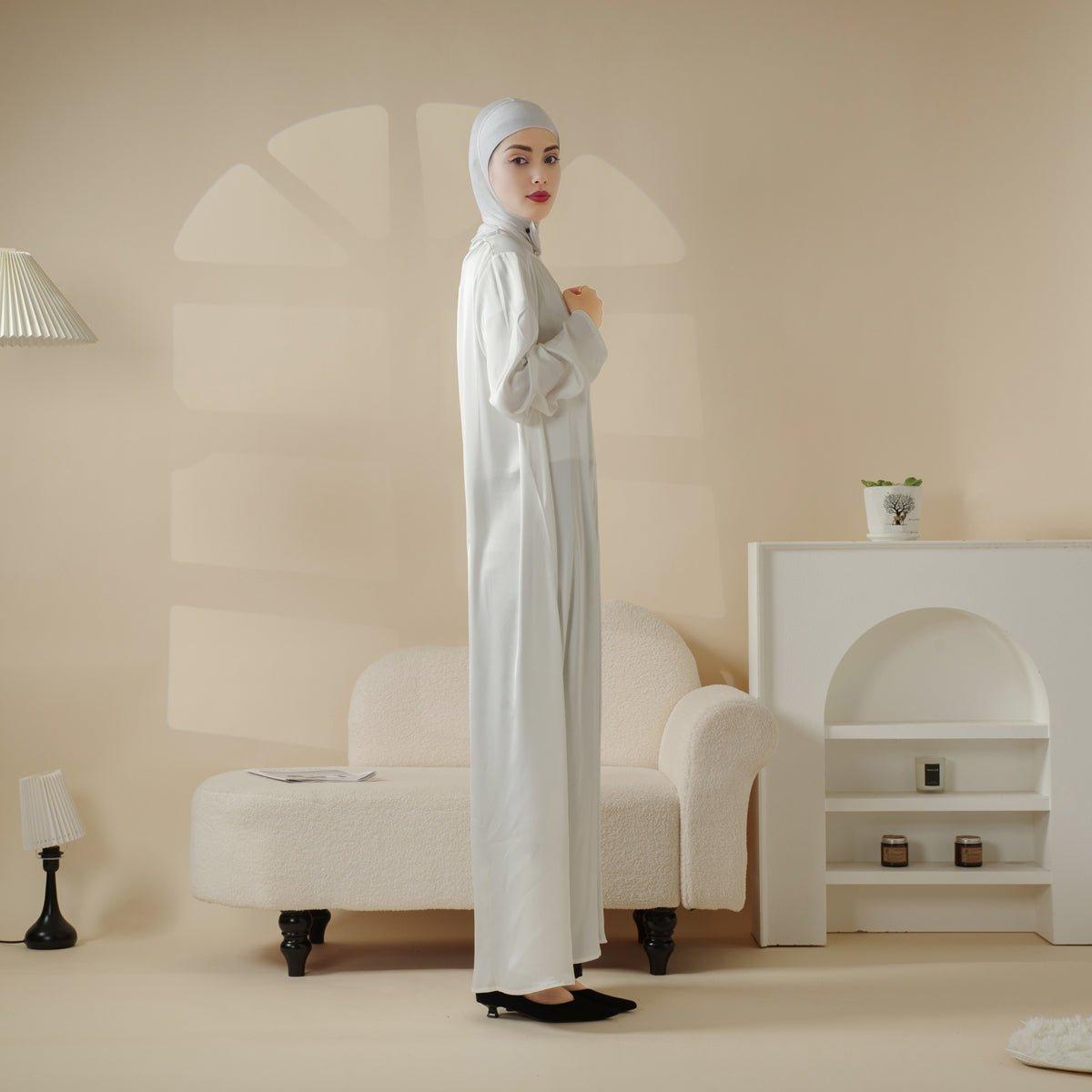 Long Sleeve Satin Inner Dress (MA061)