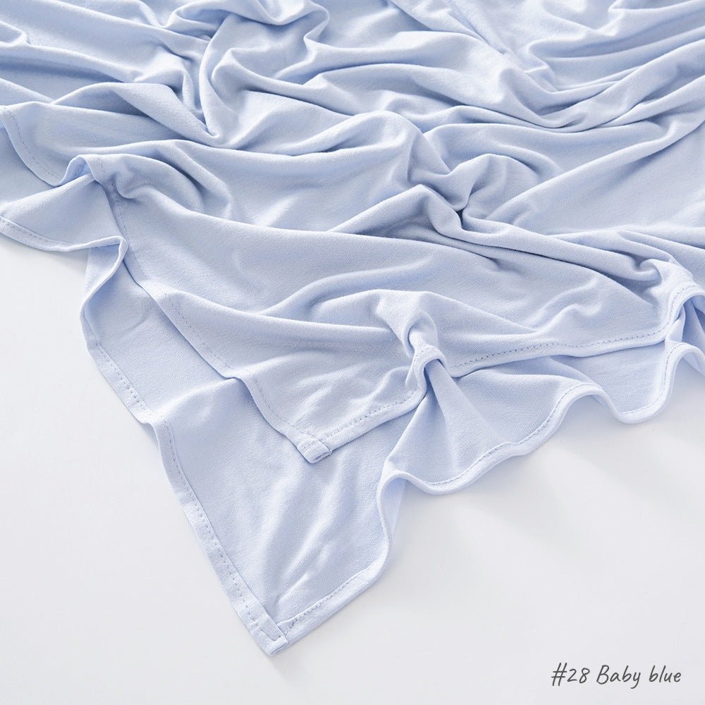 High Quality Right Angle Curled Modal Mercerized Cotton Breathable Hijab(MH068)