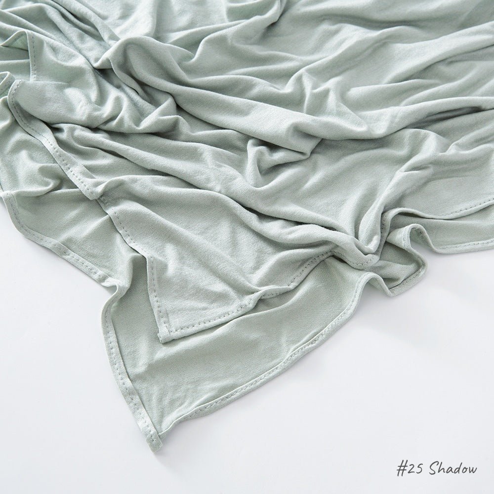 High Quality Right Angle Curled Modal Mercerized Cotton Breathable Hijab(MH068)