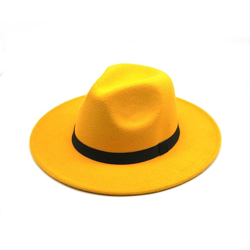 One Size Luxury Fedora Hat Breathable Cap Wide Brim Ladies Hat Men Classic Cotton Fedora Hat With Simple Retro Belt Buckle Vintage Cap Cowboy Hat For Men And Women