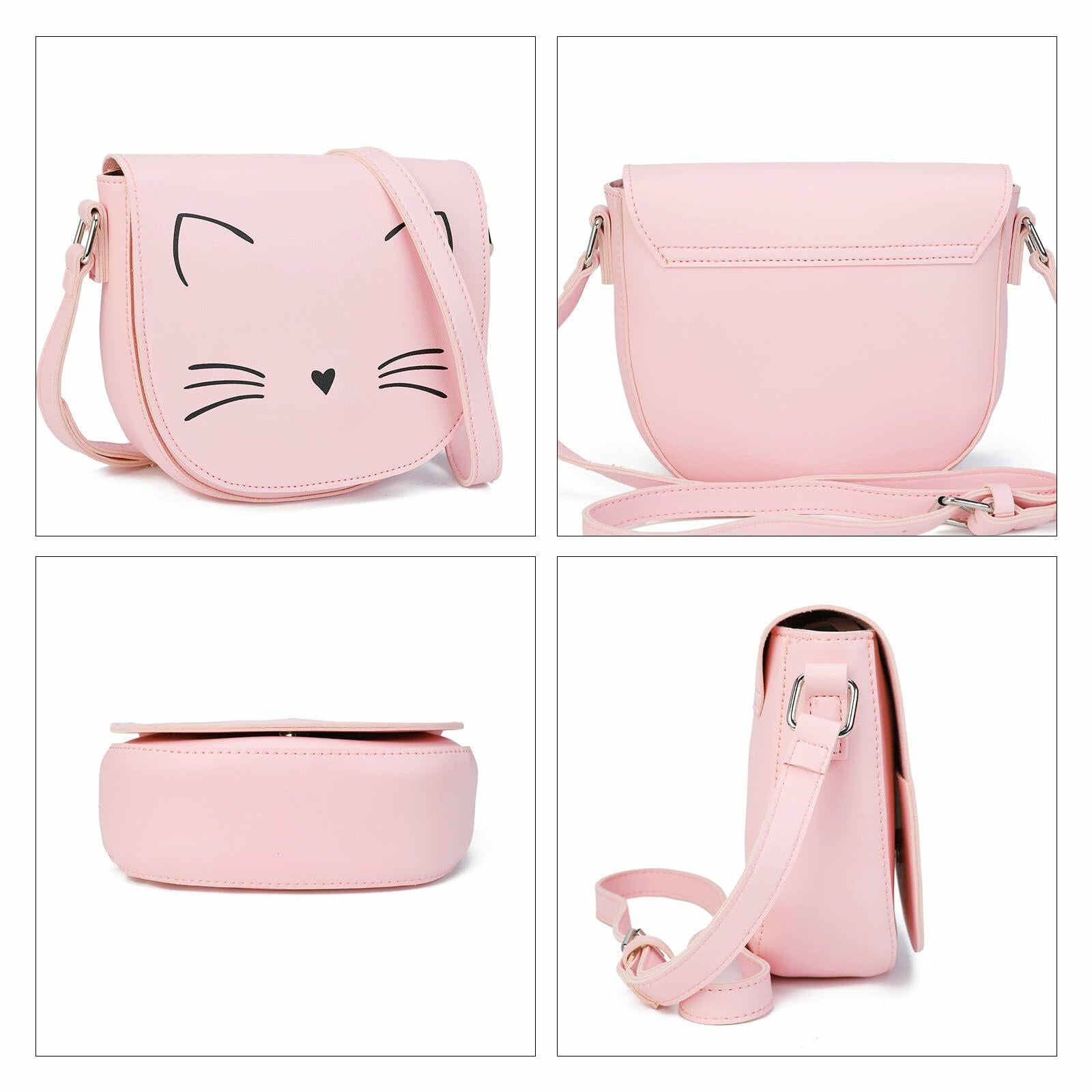 Gladdon Crossbody Bag Small Light Pink Purse for Teen Girls, Preteen