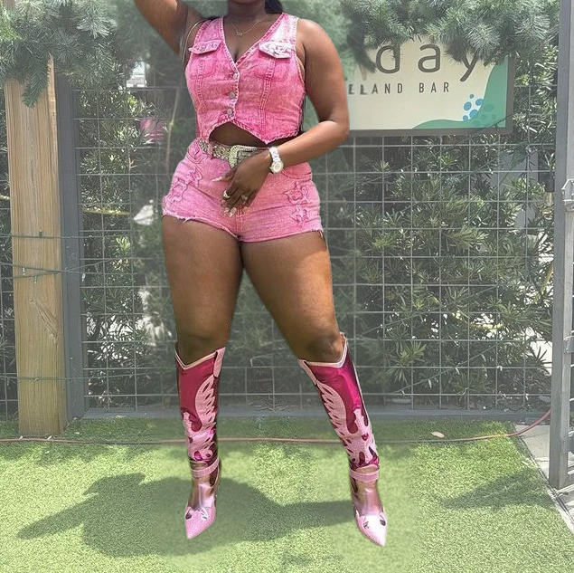 Pink Rodeo Rebel Denim Set