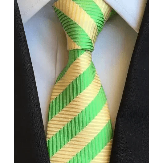 Vintage Business Neck Tie for Men Suit Wedding Party Necktie Formal Dress Classic Striped Men's tie 100% Silk Necktie For Men