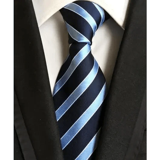 Vintage Business Neck Tie for Men Suit Wedding Party Necktie Formal Dress Classic Striped Men's tie 100% Silk Necktie For Men